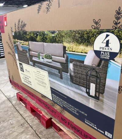 Members Mark 4-Piece Extra Large Seating Set