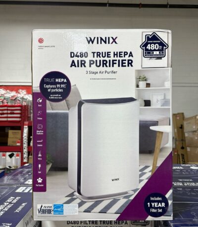 Winix D480TRUE HEPA Air Purifier – 3 Stage Filtration 480 Sq Ft