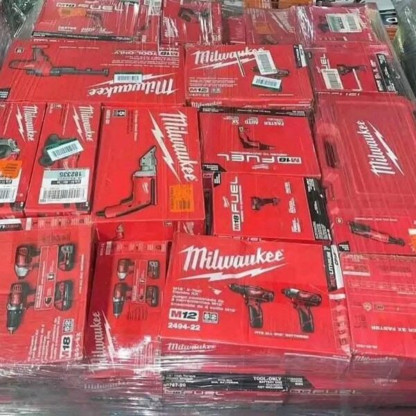 Milwaukee Tools Pallet for Sale – quality 120 Tools for $1,200 | Free Shipping USA & Canada